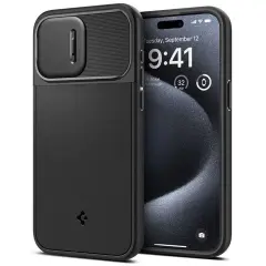 Spigen Optik Armor MagSafe - ohišje za iPhone 15 Pro (črno)