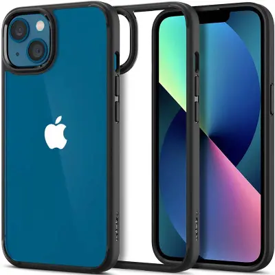 Spigen Ultra Hybrid - Ohišje za iPhone 13 (črno)