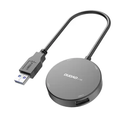Dudao 4u1 USB - 1xUSB 3.2 Gen 1 / 3xUSB 2.0 HUB adapter razdelnik + kabl