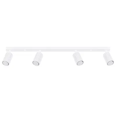 Stropna svetilka KARBON 4L bela