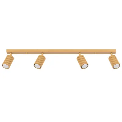 Stropna svetilka KARBON 4L zlata