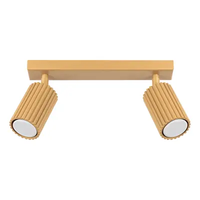 Stropna svetilka KARBON 2 zlata