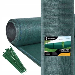 MREŽA ZA SENČENJE, ZAŠČITA, 1,2 x 50 m, 90% + VEZICE ZA SPONKE, 200 KOS, UV