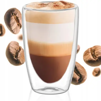 TERMO KOZAREC ZA KAVO LATTE TEA Z DVOJNIM DNOM 480ml ZA DARILO