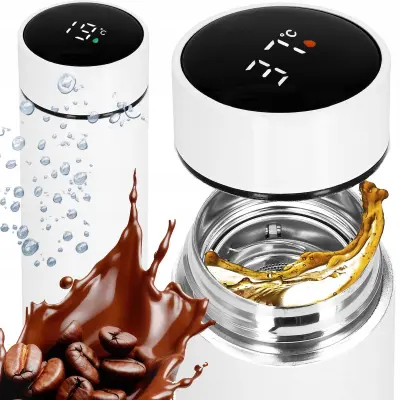 TERMO VRČEK THERMOS 500 ML ZASLON LED ZASLON ZA PAMETNO KAVO ČAJ