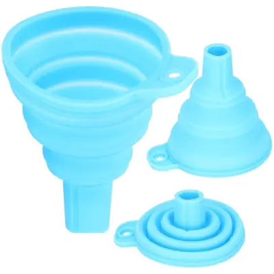 6,5 cm kuhinjski lijak Silikonski modri lijak