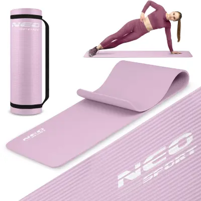 Podloga za vadbo 183 x 60 x 1 cm Neo-Sport - 192201 vijolična