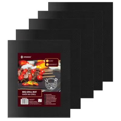 Maty Teflon za žar, 5 kosov. Pekač 50x40 cm za žar in peko.