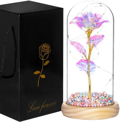 22 cm inkapsulirane LED luči iz večnega rožnatega stekla