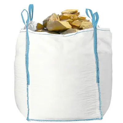 Vreča za smeti, odporna na Big Bag, 1000 kg / bela