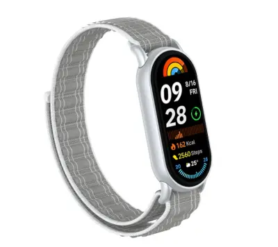 Xiaomi Mi Band 9 zračen najlonski športni trak Grey