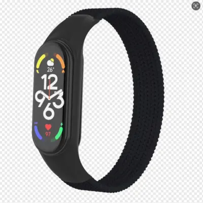 Športni zapestni trak za Xiaomi Mi Band Black M