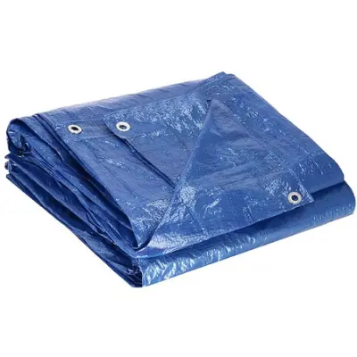 Plandeka 3x4cm 60g/m2 je debela modra zaščitna ponjava.