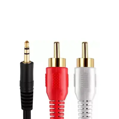 Riff RF027 3,5 mm do 2x RCA avdio kabel 3 m pozlačeni priključki