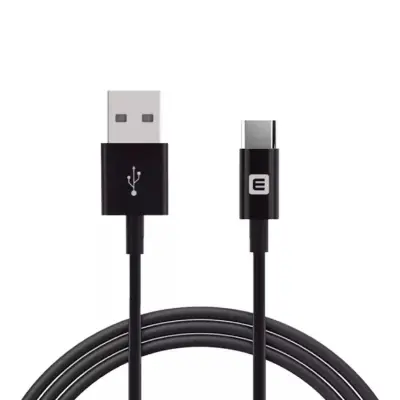 Evelatus TPC0 Durable TPE USB v USB-C (Type-C) Universal Fast 3.1A polnilni kabel 1m črn