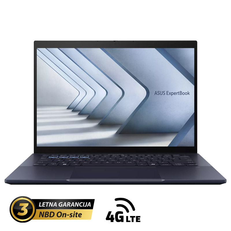 Asus ExpertBook B5 14" (35, 56cm) na dotik WQXGA Ultra 7 155H 16GB 1TB 4G Windows 11 Pro prenosni računalnik (B5404CMA-4G-WB73D0X)