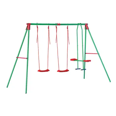 Gugalnica kovinska 3v1, 400x139x203 cm