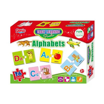 Puzzle ABECEDA, učenje angleščine