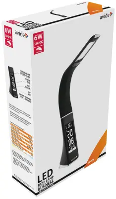 Avide 280560 Namizna svetilka LED Bussines Leather Calendar 6W NW