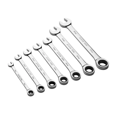 Jetech komplet 7 kosov kombiniranih raglja ključev