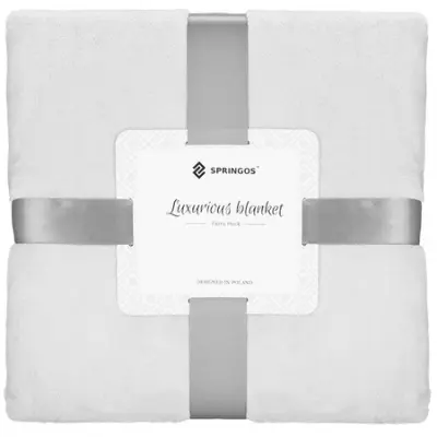 Posteljno pregrinjalo Para la cama, manta lisa gris de 200x220 cm