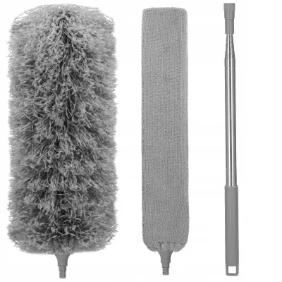 TELESKOPSKA METLA KRTAČA ZA PRAH DOLGA 255 cm + 2 XXL IZMENLJIVI KONICI