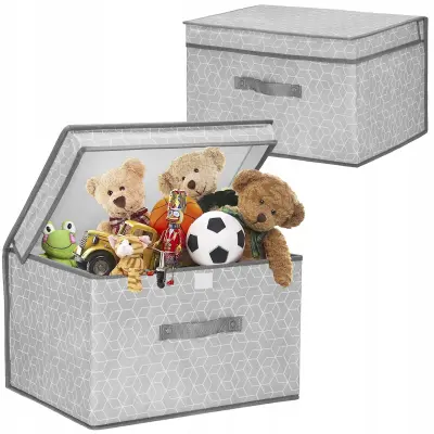 ORGANIZATOR KONTEJNER BOX Z ZAPRANJEM ZAPRTO S POKROVOM ZA DROBNE PREDMETE VELIK XXL
