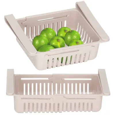 Hladilnik Organizator hrane, večnamenski predal/ roza
