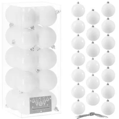 Božične bombice za božično drevo 8 cm, set 20 kosov.