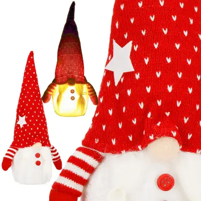 NICOLAS ELF ELF GNOME POD BOŽIČNIM JELKOM LED BOŽIČNI DEKORACIJ XL