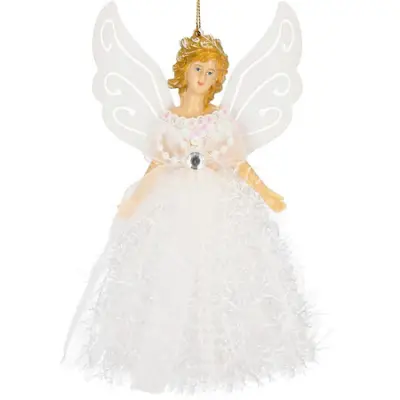 Obesek za božično drevo 20 cm, viseči angel, okrasek za božično drevo