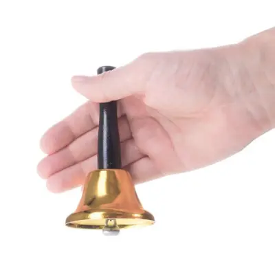 Zvonček Božička 12 cm se prevaja v španski jezik kot ''Campana de Santa Claus de 12 cm''.