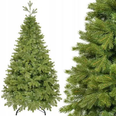 UMETNA BOŽIČNA JELKA GOST BOR PREMIUM PE 220cm SMREKA JELKA V ŽIVO