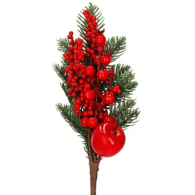 Umetna božična veja, dekoracija za 32 cm cvetlični aranžma.