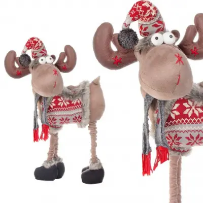 Okrasni božični jelenčki za praznike.