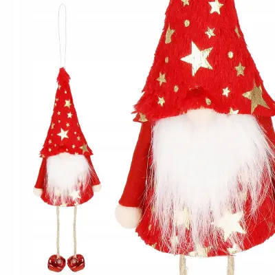 OBESEK ZA BOŽIČNO JELKO, palček, viseči, okrasek za božično drevesce, 33 cm