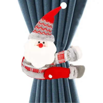 Božični skrzat za zavese, dekoracija na velcro, dekoracija za zavese.