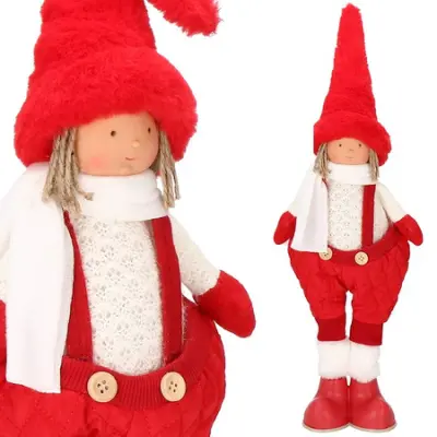 Laleczka 52 cm, božična figura škratke.
