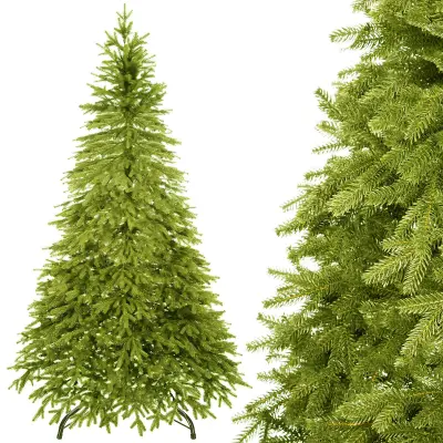 UMETNO BOŽIČNO JELKO KAVKAŠKA SMREKA 220cm PREMIUM 100% PE LIKE V ŽIVO