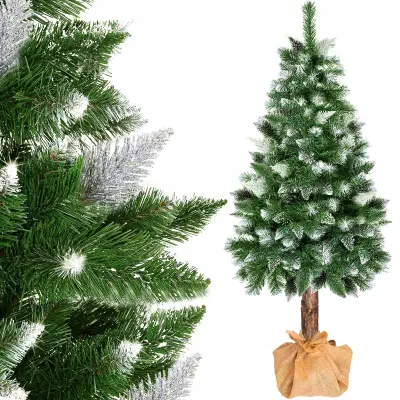 DIAMANTNI BOR NA DEBLU 160cm UMETNO BOŽIČNO DREVO