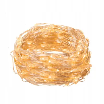 Božične lučke 20 LED lučk na baterije, toplo bele