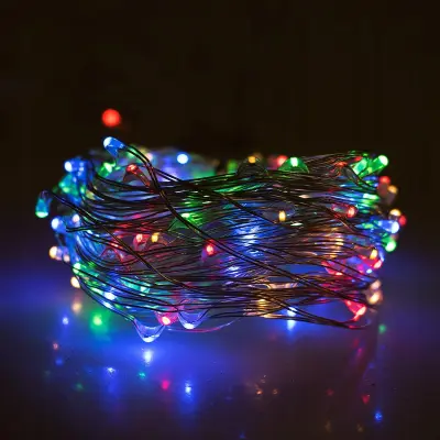Božične lučke 20 LED lučk na baterije, večbarvnih