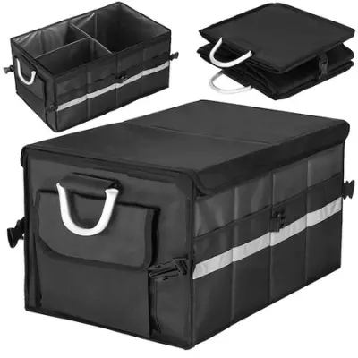Organizator za avto, torba za prtljažnik, črna.
