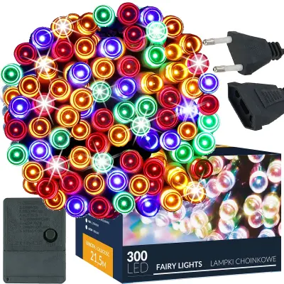BOŽIČNE LUČKE 300 LED 22m ZUN/NOT za MULTI BOŽIČNO drevo