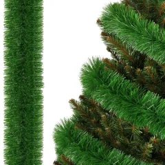 Verižica za jelko 6 metrov, zelena, girlanda za jelko, premer 10 cm.