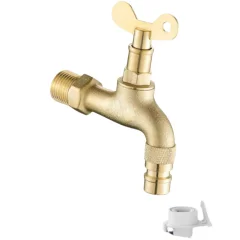 Medeninasta avtomatska pipa za pralni stroj 1/2" dovod   Model 3
