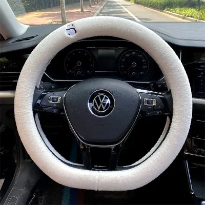 Plišasta prevleka za volan Panda   Model 3