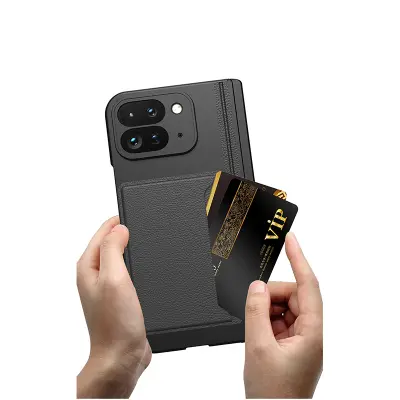 Elegantna torbica s stojalom za Google Pixel 9 Pro Fold Black