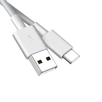 Paket 2 belih polnilnih kablov tipa C z oranžnimi priključki  S