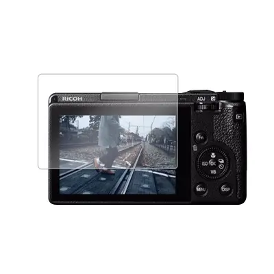 Paket 2 zaščitnih zaslonov iz kaljenega stekla za fotoaparat   Ricoh GR3X